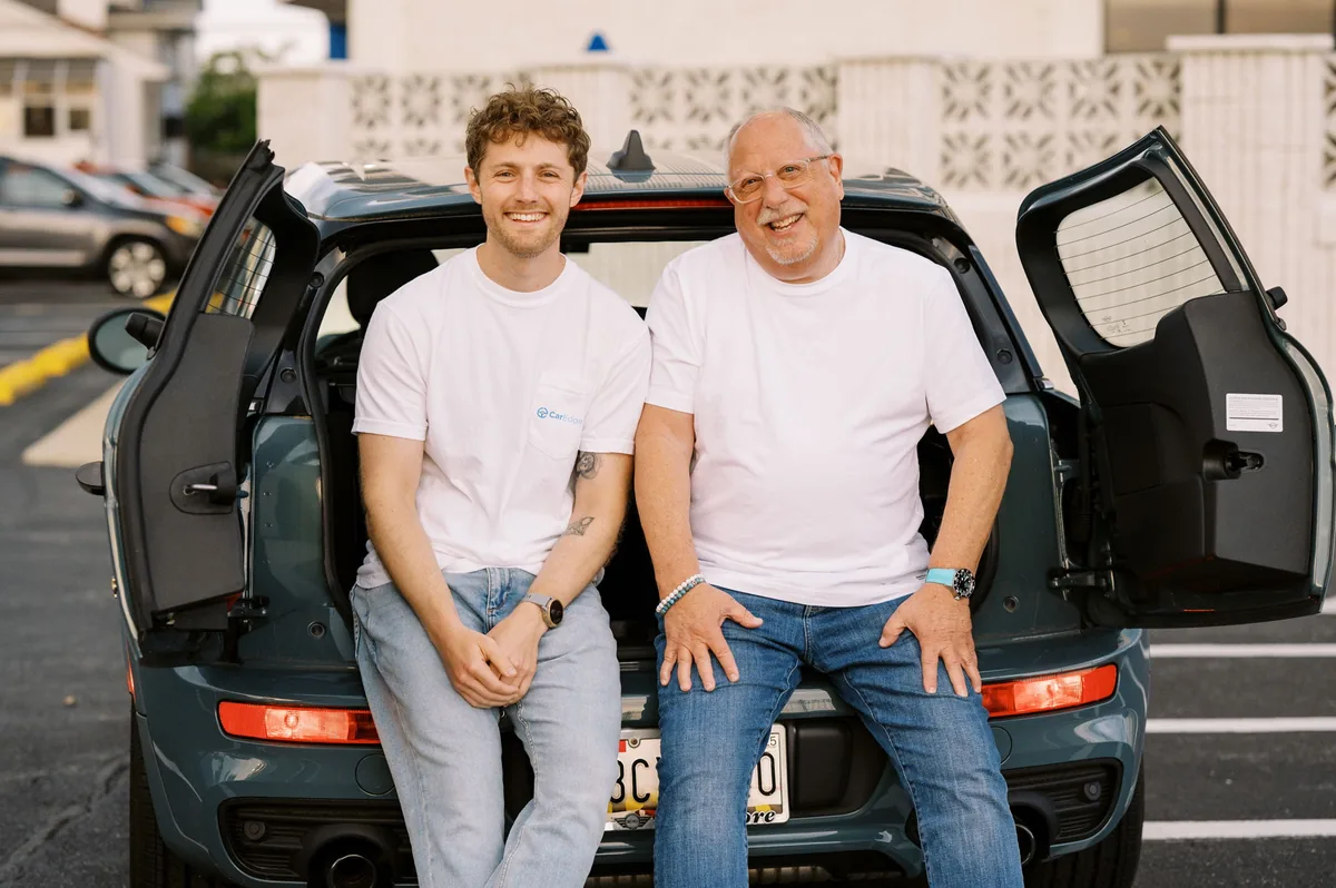 Ray and Zach Shefska, founders of CarEdge